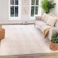Tulum Cream Modern Area Rug