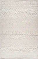 Tulum Beige Textured Moroccan Area Rug