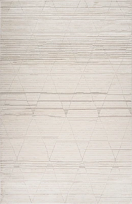 Tulum Beige Boho Diamond Area Rug