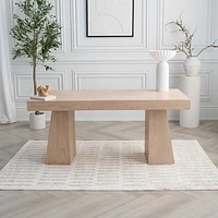Tulum Beige Linear Modern Area Rug