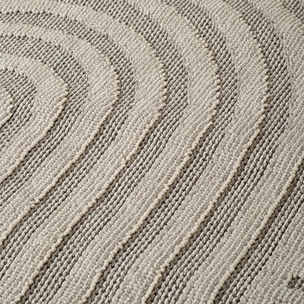 Utopia Grey Geometric Modern Area Rug – 5' x 8'