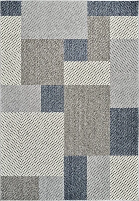 Utopia Grey Modern Abstract Area Rug