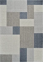Utopia Grey Modern Abstract Area Rug