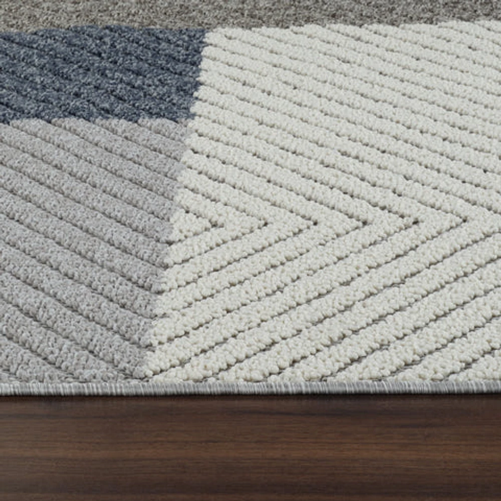 Utopia Grey Modern Abstract Area Rug