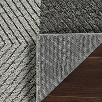 Utopia Grey Modern Abstract Area Rug