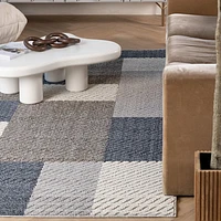 Utopia Grey Modern Abstract Area Rug