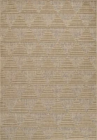 Utopia Beige Geometric Modern Area Rug