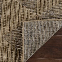 Utopia Beige Geometric Modern Area Rug
