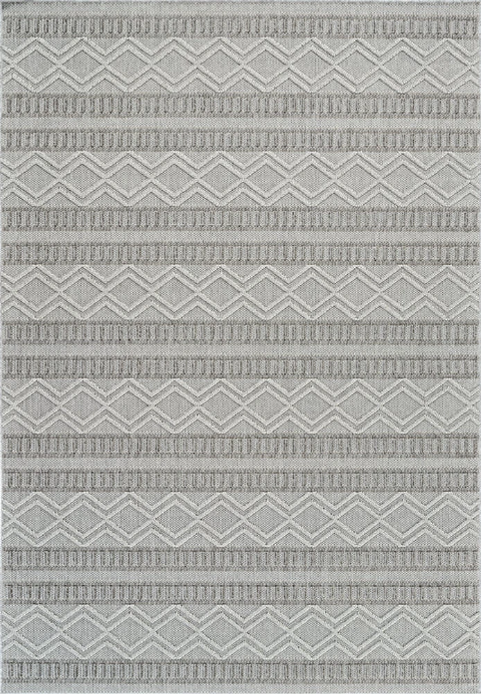 Utopia Beige Abstract Textured Area Rug