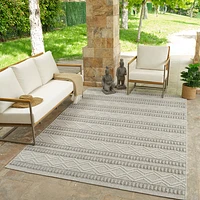 Utopia Beige Abstract Textured Area Rug