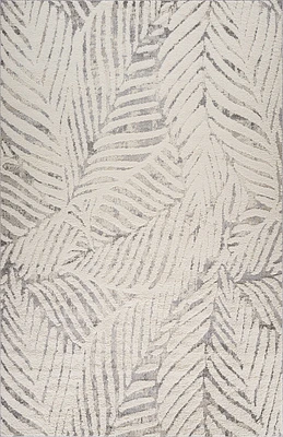 Valencia White Distressed Medallion Area Rug