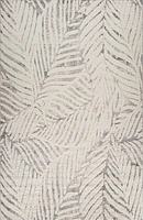 Valencia White Distressed Medallion Area Rug