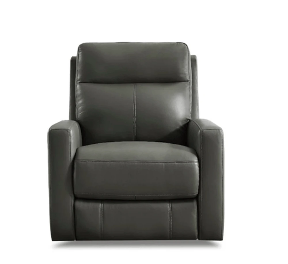 Modena Genuine Leather Power Recliner Chair - Greater Vancouver Furniture