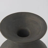 Kaz Earthy Brown Ceramic Vase