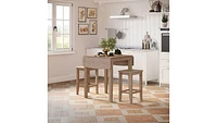 Eastern Tides Drop Leaf Counter Table - Bisque