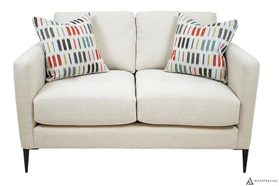 Vista Fabric Loveseat - Effie Ivory