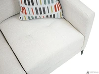 Vista Fabric Loveseat - Effie Ivory