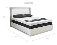 Patricia King Bed With Lift Up Storage - Two Tone