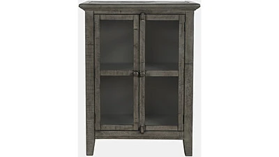 Rustic 2Door High Cabinet 32" - Stone