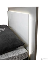 Patricia King Bed With Lift Up Storage - Two Tone