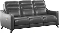 Laredo Power Sofa With Power Headrest-Grey U5210-41-03