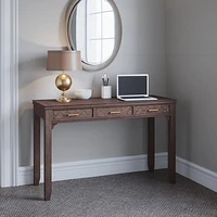 Gramercy power desk dark chevron