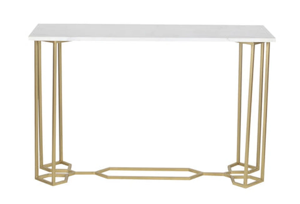 Queens Bridge Console marble top table