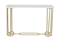 Queens Bridge Console marble top table