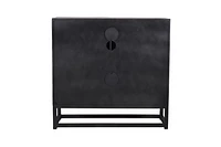 Astral Plains Grey Reclaimed 2 Door Accent Cabinet