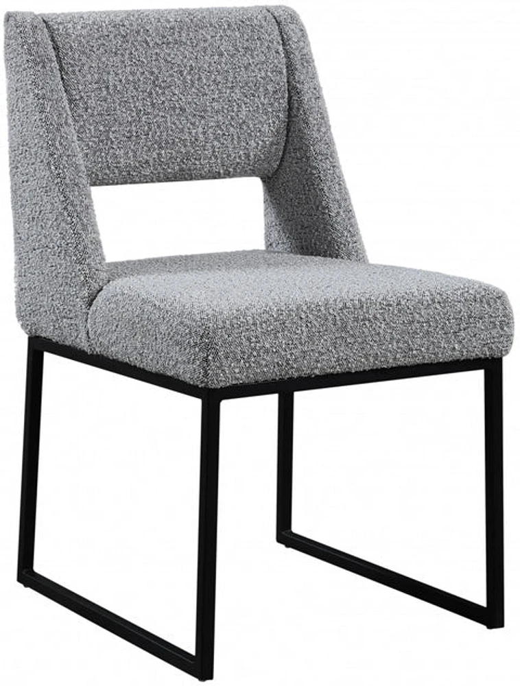 Evan Boucle' Fabric Dining Chair