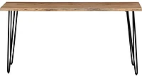 Nature's Edge Sofa Table Counter Height 72" Long - Natural