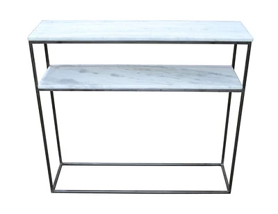 Marble Top Console Table