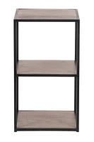 Side Table With 3 Shelves