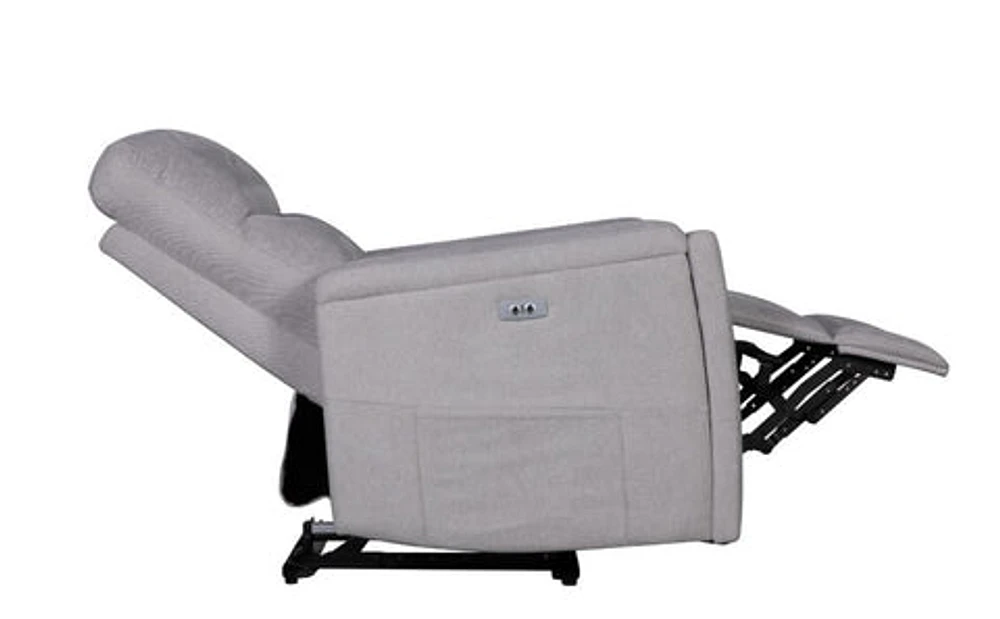 Roche Power Recliner Loveseat- Light Grey