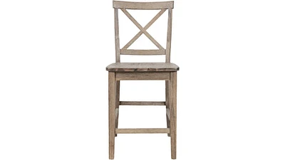 X Back Counter Stool