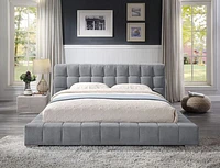 Mc Call - Platform Bed Grey Greater Vancouver Furniture