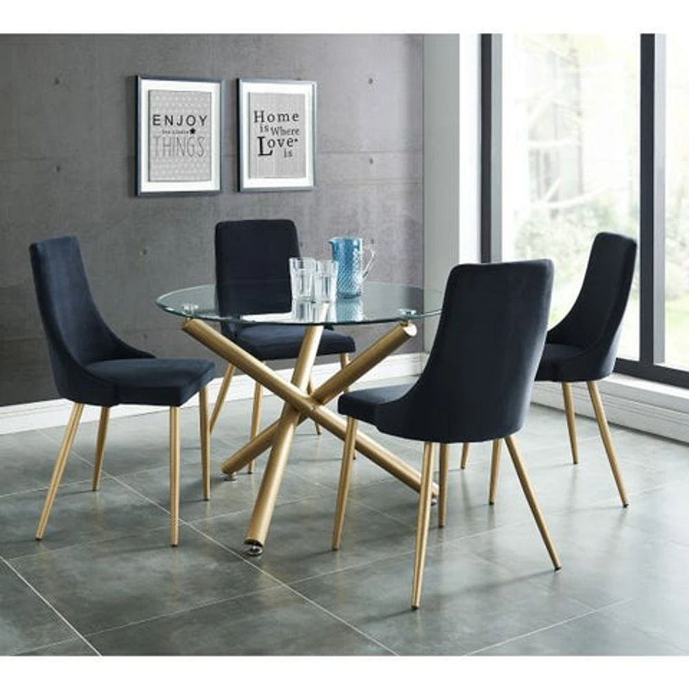 Carmilla round dining table