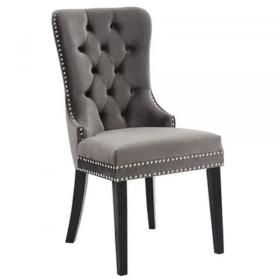 Rizzo Side Chair, set of 2 in Grey