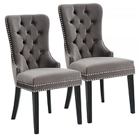 Rizzo Side Chair, set of 2 in Grey