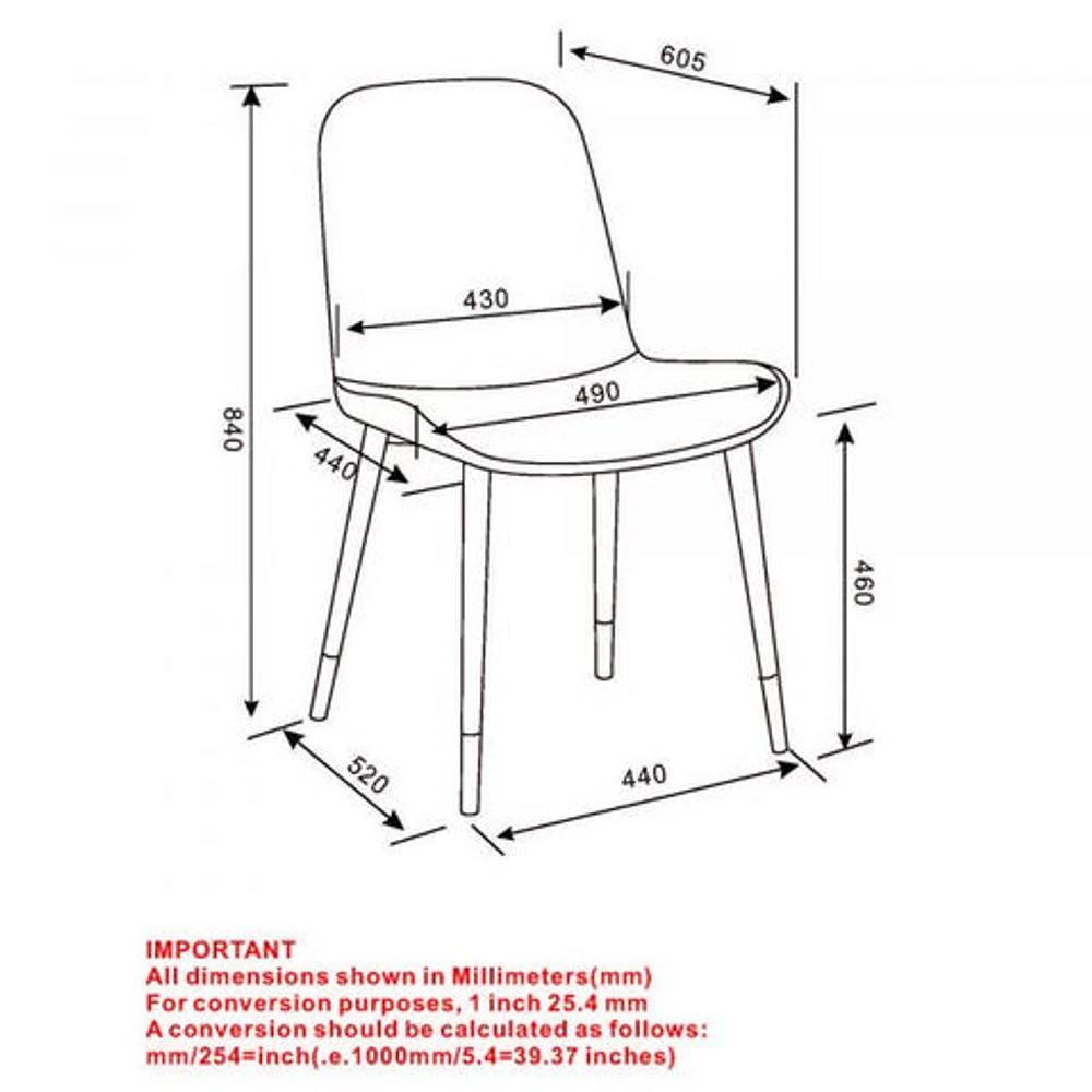 Gabi Side Chair, set of 2