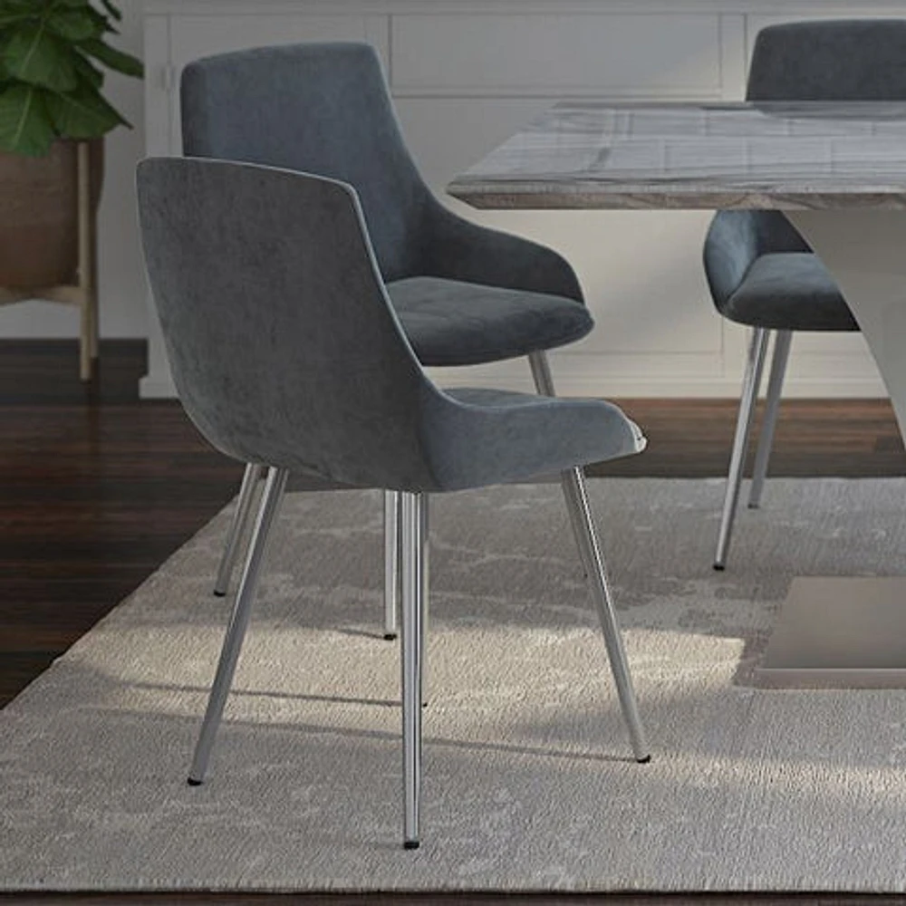 Cassidy Side Chair, set of 2 in Grey