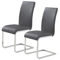 Maxim Side Chair, set of 2 in Grey