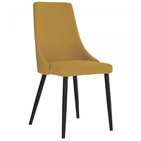 Venice Side Chair, set of 2 in Mustard