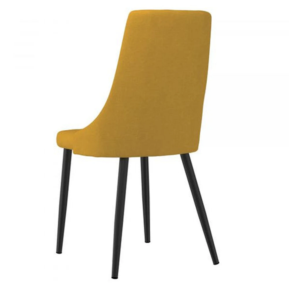 Venice Side Chair, set of 2 in Mustard