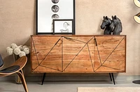 OSTEN SOLID MANGO WOOD SIDEBOARD