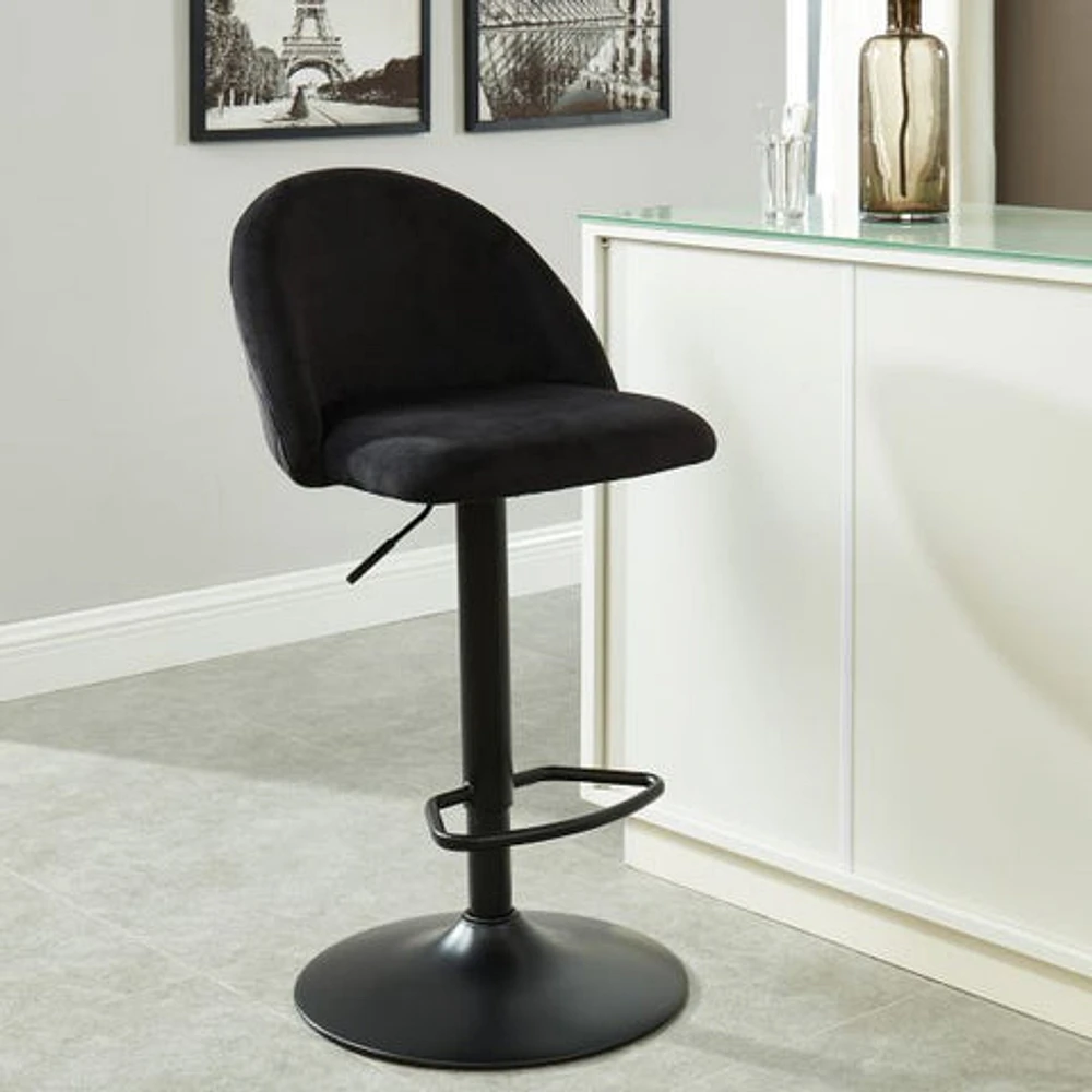 Sataro Air Lift Stool in Black