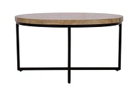 Ames Round Wooden Coffee Table