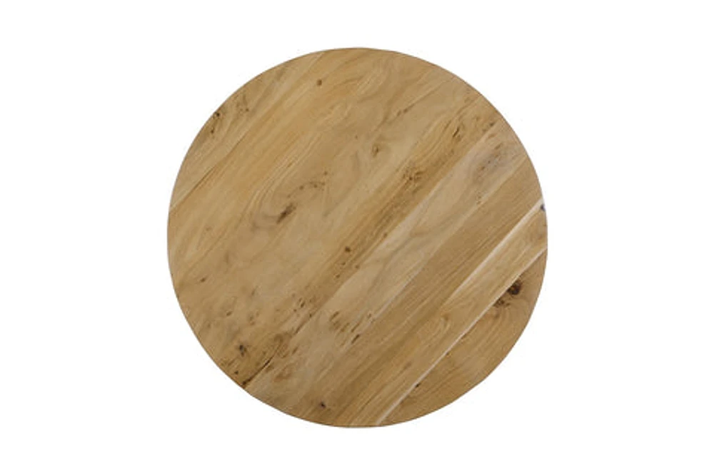 Ames Round Wooden Coffee Table