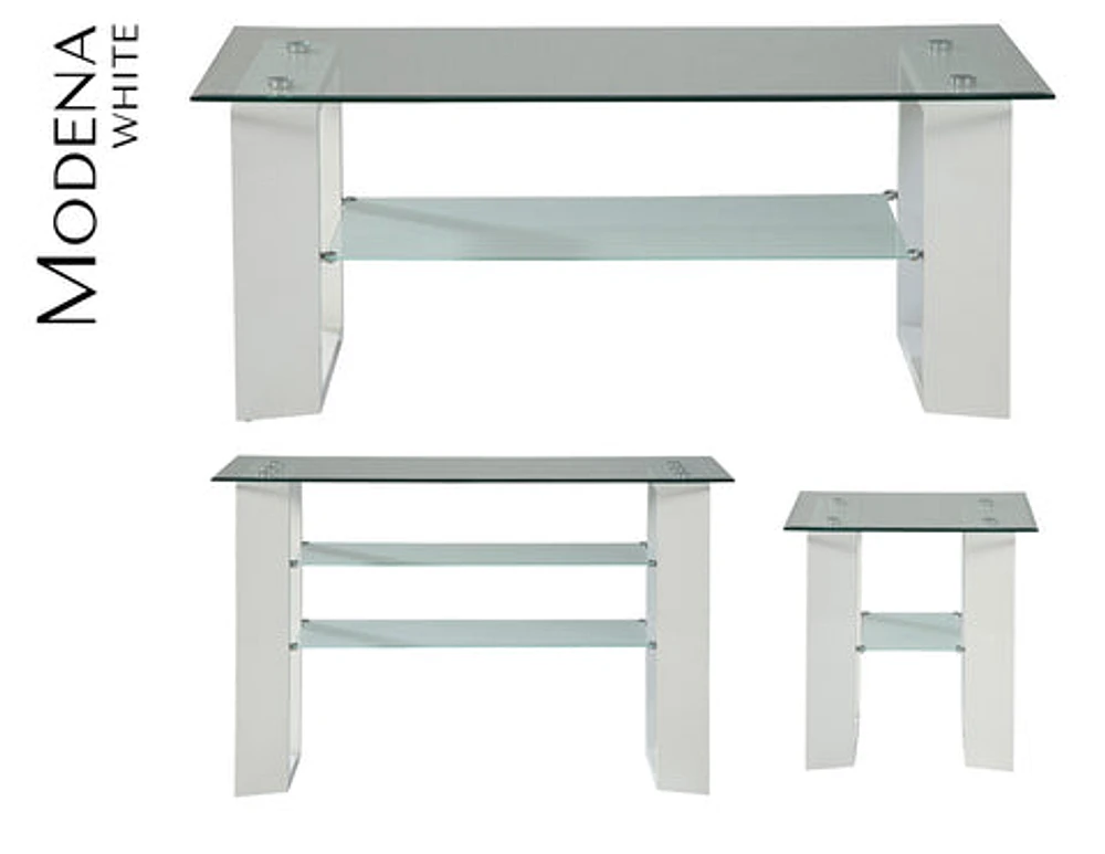 Modena Coffee Table - White