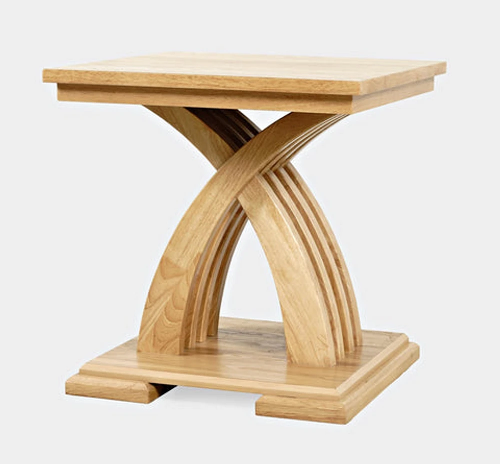 Anthology Square End Table - Warm Ash